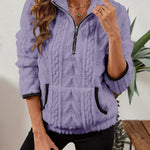 Nora ��� Plush Textured Zip Pullover