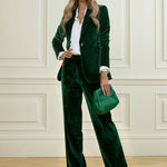 Loose Wide Leg Solid Color Pants