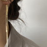 Korean-style Shiny Solid Color Earrings Accessories