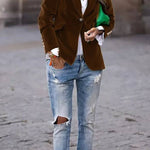 Vintage Velvet Slim-Fit Blazer