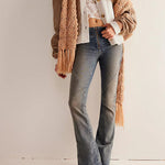 Knitted Jacket Stand Collar Solid Color Cardigan Sweater