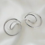 Chic Irregular Solid Color Twist Earrings