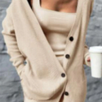 Comfortable Knitted Three-Piece Set
