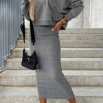 Sundress V-neck Hoodie Set