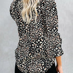 Zeagoo Zeagoo Women's Boho Tops Floral Print V Neck Short Sleeve Casual Loose Blouses Shirts