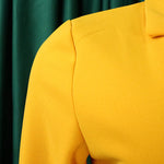 Three-Quarter Sleeves Pleated Solid Color Split-Front Tied Waist V-Neck Mini Dresses