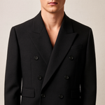 Double-Breasted Precision Coat