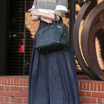 High Waisted Loose Pleated Split-Joint Jean Pants Bottoms
