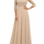 A-Line High Waisted Pleated See-Through Solid Color Split-Joint V-Neck Maxi Dresses