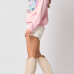 Christmas Soldier Sequined Fashion Casual Sweatshirt