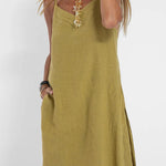 Women Casual Linen Strappy Two Set Suits
