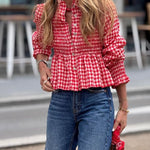 Honeycomb Blouse Nora