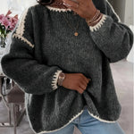 Aveline ��� Soft Patchwork Knit Sweater