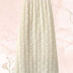 Lace skirt (thick velvet lining)