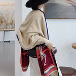 Personality Warm Cartoon Print Shawl&Scarf