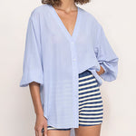 Zeagoo Zeagoo Button Loose Casual Tops T-Shirt Long Womens Shirt for Women Casual Loose Business Casual 2026 | Under $40