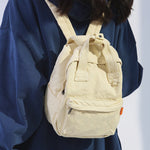 Simple Casual 5 Colors Canvas Backpack