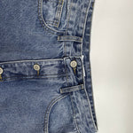 High Waisted Loose Buttoned Pockets Jean Pants Bottoms