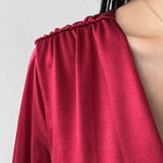 Bodycon Elasticated Waist Solid Color Deep V-Neck Mini Dresses