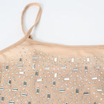 Bodycon Skinny See-Through Sequined Split-Joint Spaghetti-Neck Maxi Dresses