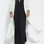 Shades of Happiness Knit Solid Color Slit Drape Cardigan
