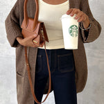 BROWN CARDIGAN