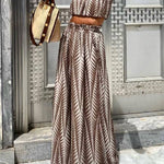 Suspender wide-leg casual elastic pants suit