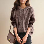 Karla | Hooded Jacquard Sweater