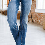 Versatile Paneled Flared Jeans
