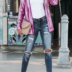 Sunday Chic Velvet Hoodies Top &Joggers Set