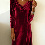 Lunori™ | Frosina Velvet Dress