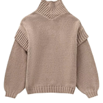 Loose Long Sleeve Turtleneck Sweater