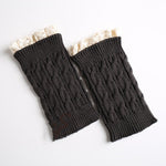 Original Creation Keep Warm Hollow Jacquard Leg Warmers Accessories