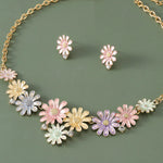 SOHI Women Multicolour Pastel Flora Jewellery Set