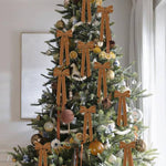 Velvet bow Christmas decorations