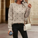 MAEVE���-  Polka Dot Sweater