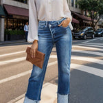 New casual women's denim jeans