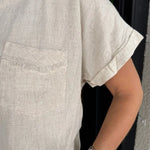 Women's Casual Solid Cotton Linen Lounge Set