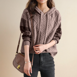 Karla | Hooded Jacquard Sweater