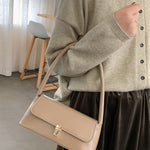 Original Chic 4 Colors Leather Shoulder Bag