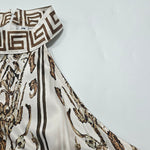 Sleeveless Wide Leg Printed Halter-Neck Jumpsuits