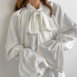 A-Line Flared Sleeves Buttoned Elasticity Pleated Solid Color Tied Zipper Stand Collar Mini Dresses