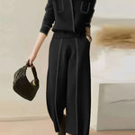 Long Sleeves Loose Split-Joint V-Neck Cardigan Tops
