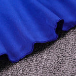 Bodycon Elasticated Waist Pleated Ruffled Solid Color Split-Joint V-Neck Midi Dresses