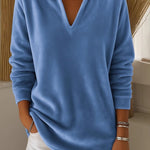 Women'S Casual Long-Sleeved Pullover Sweatshirt