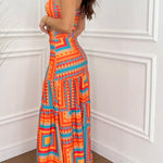 Two-Piece Maxi Dress Set