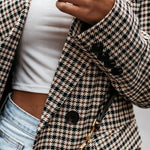 plaid blazer