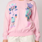 Christmas Soldier Sequined Fashion Casual Sweatshirt