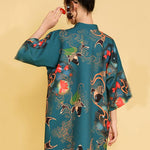 Artistic Retro Printed Short Cheongsams
