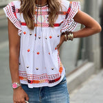 Nice White Argyle Shirt